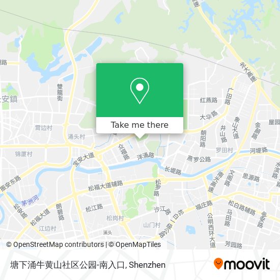 塘下涌牛黄山社区公园-南入口 map