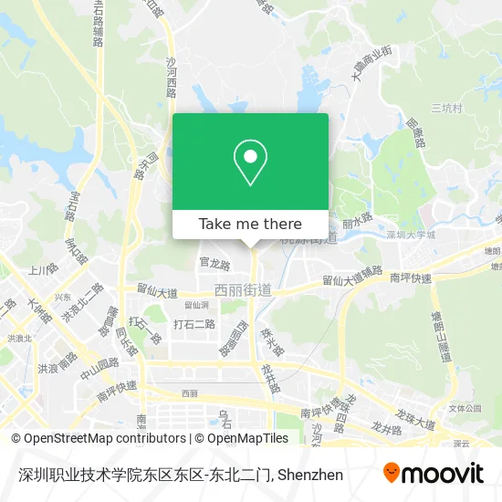 深圳职业技术学院东区东区-东北二门 map