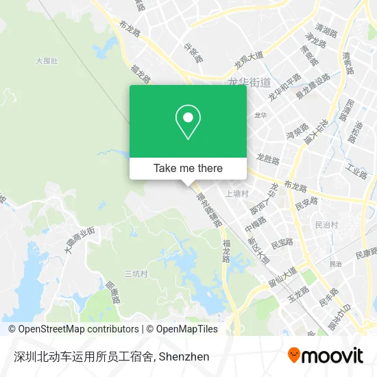 深圳北动车运用所员工宿舍 map