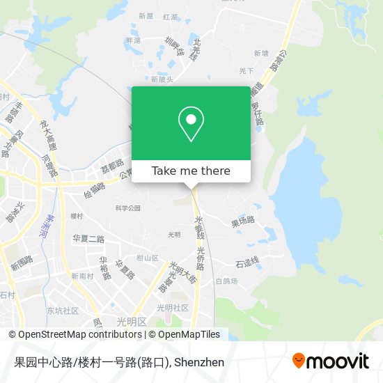 果园中心路/楼村一号路(路口) map