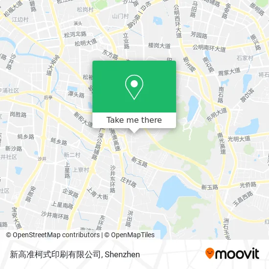 新高准柯式印刷有限公司 map
