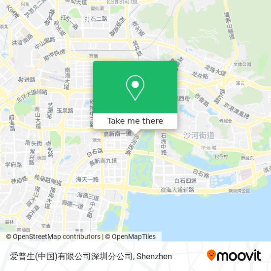 爱普生(中国)有限公司深圳分公司 map