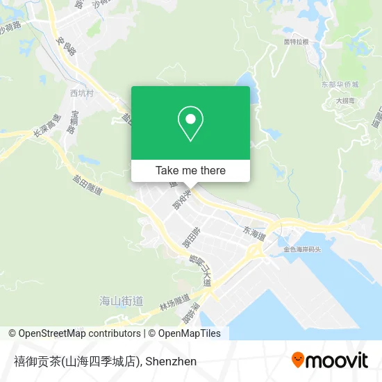 禧御贡茶(山海四季城店) map