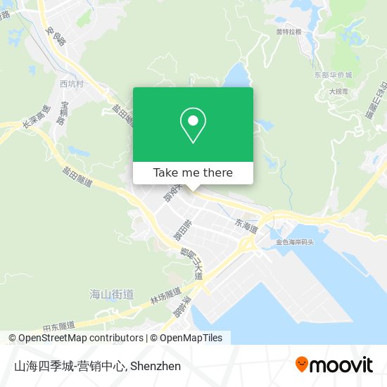 山海四季城-营销中心 map