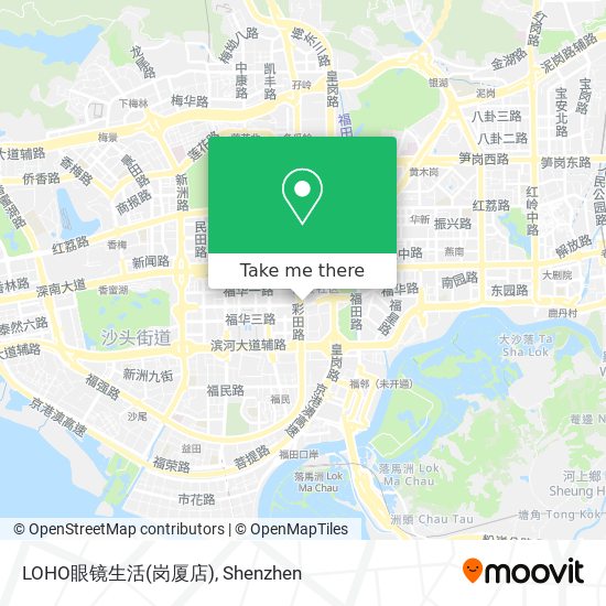 LOHO眼镜生活(岗厦店) map