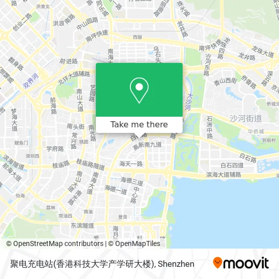 聚电充电站(香港科技大学产学研大楼) map