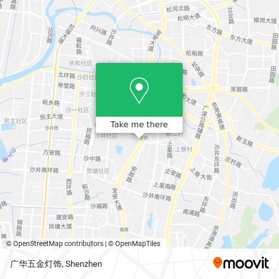 广华五金灯饰 map