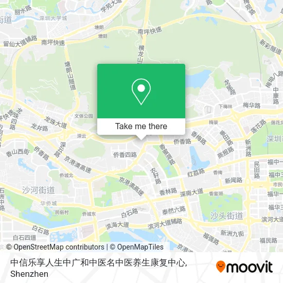 中信乐享人生中广和中医名中医养生康复中心 map