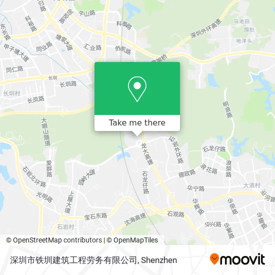 深圳市铁圳建筑工程劳务有限公司 map