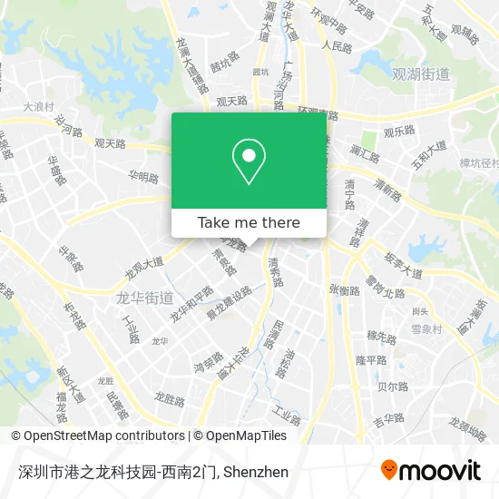 深圳市港之龙科技园-西南2门 map