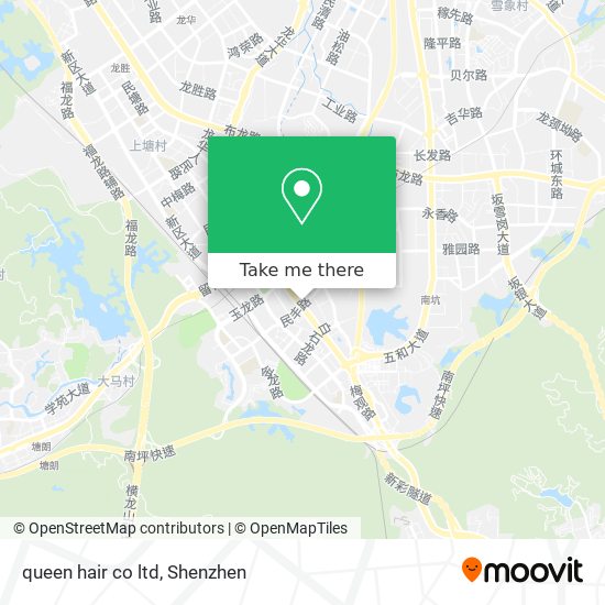 queen hair co ltd map