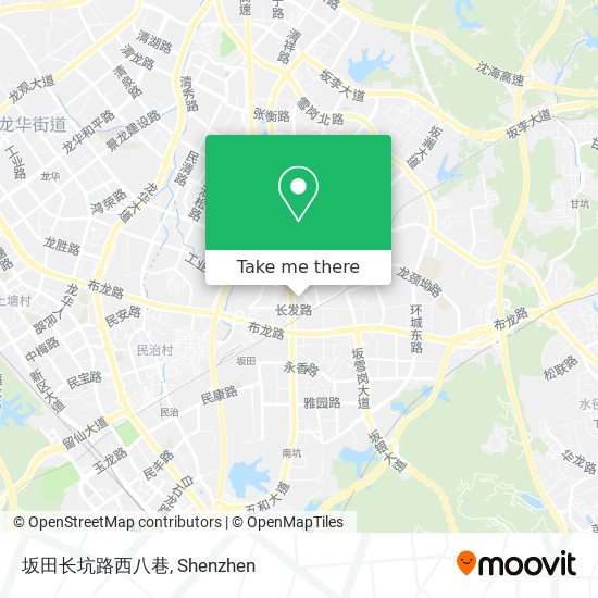 坂田长坑路西八巷 map