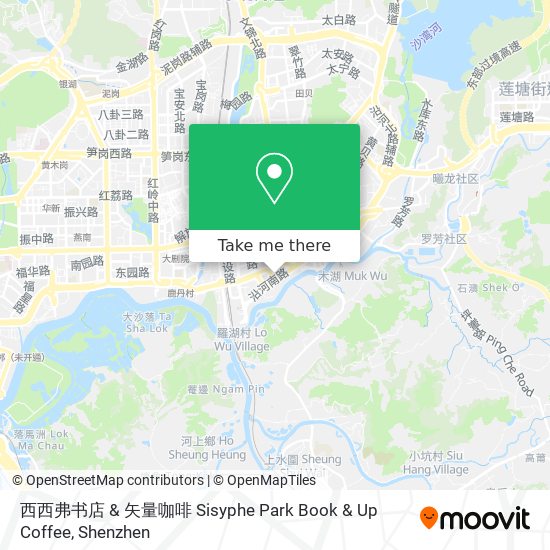 西西弗书店 & 矢量咖啡 Sisyphe Park Book & Up Coffee map