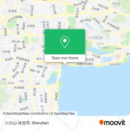 小沙山-休息亭 map