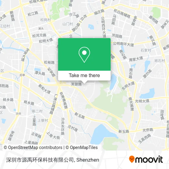深圳市源禹环保科技有限公司 map