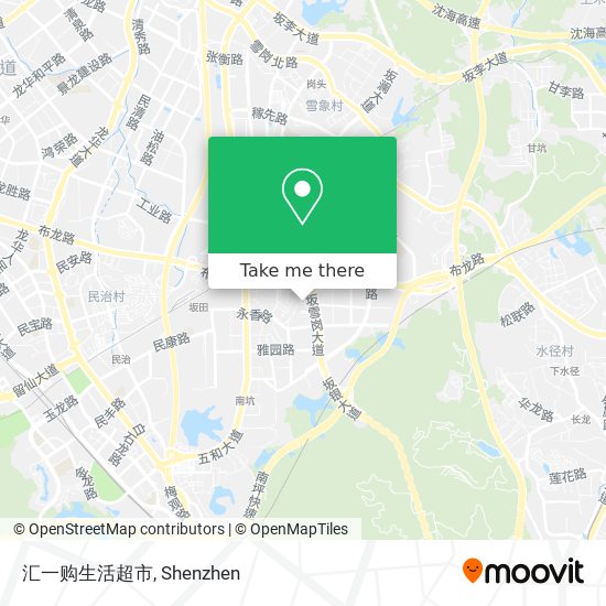 汇一购生活超市 map