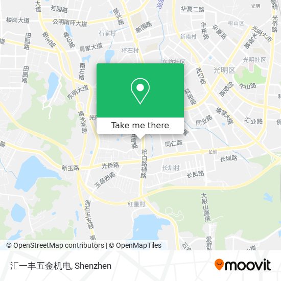 汇一丰五金机电 map