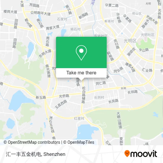 汇一丰五金机电 map