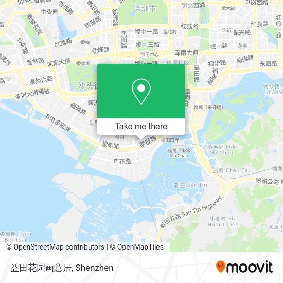 益田花园画意居 map