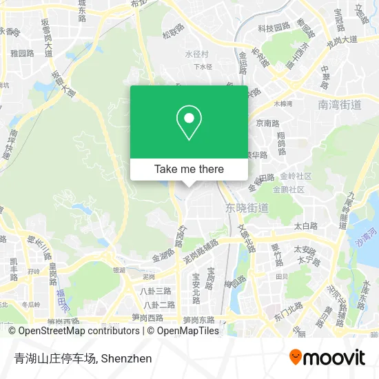 青湖山庄停车场 map