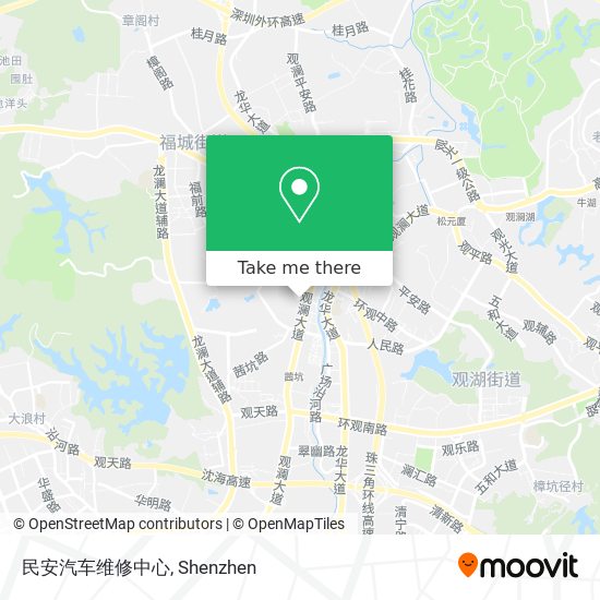 民安汽车维修中心 map