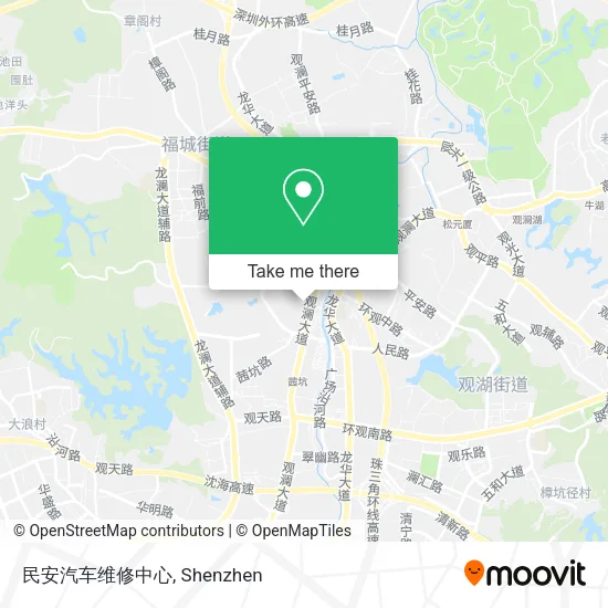 民安汽车维修中心 map