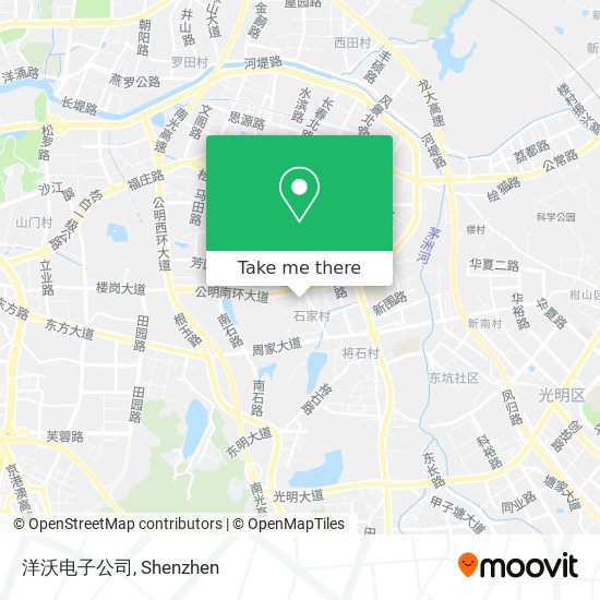 洋沃电子公司 map