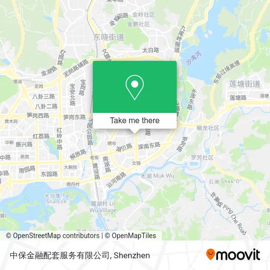 中保金融配套服务有限公司 map