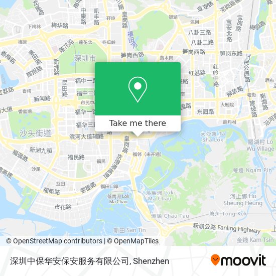 深圳中保华安保安服务有限公司 map