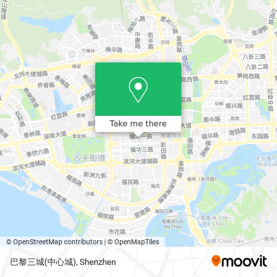 巴黎三城(中心城) map