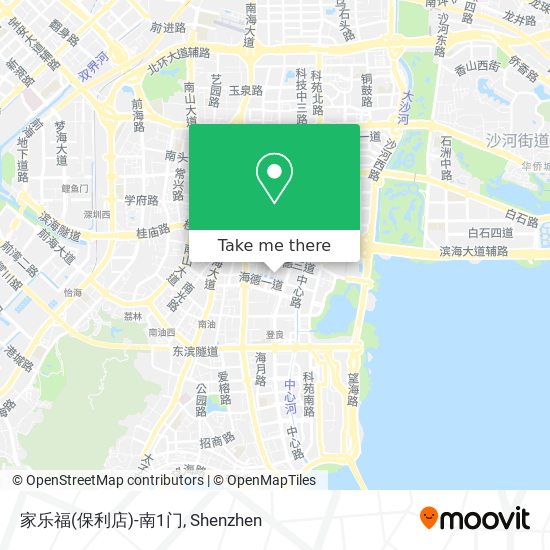 家乐福(保利店)-南1门 map