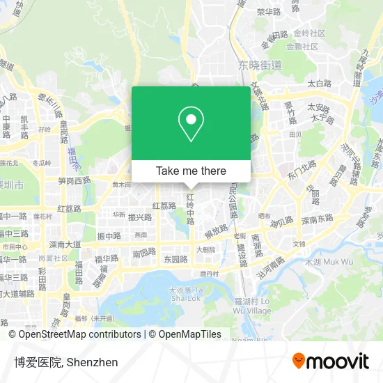 博爱医院 map