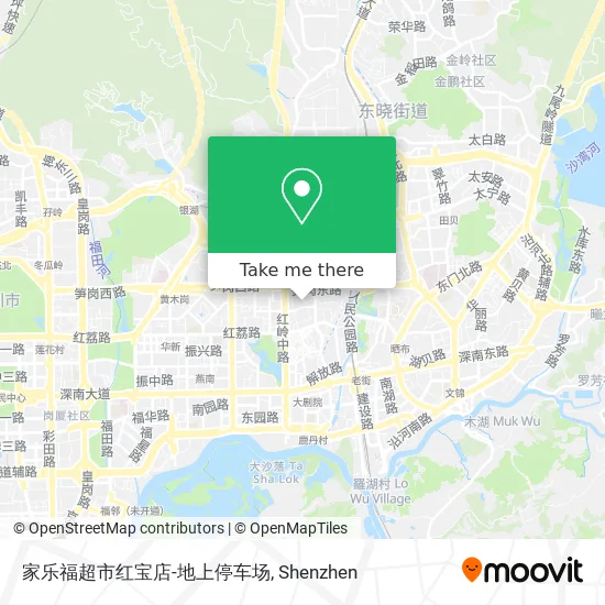 家乐福超市红宝店-地上停车场 map