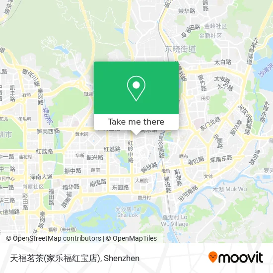 天福茗茶(家乐福红宝店) map
