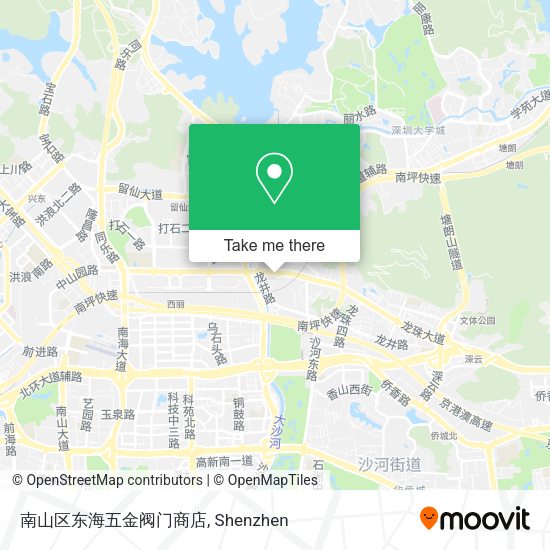 南山区东海五金阀门商店 map