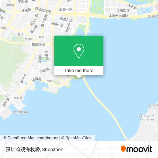 深圳湾观海栈桥 map