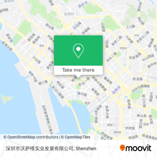 深圳市沃萨维实业发展有限公司 map