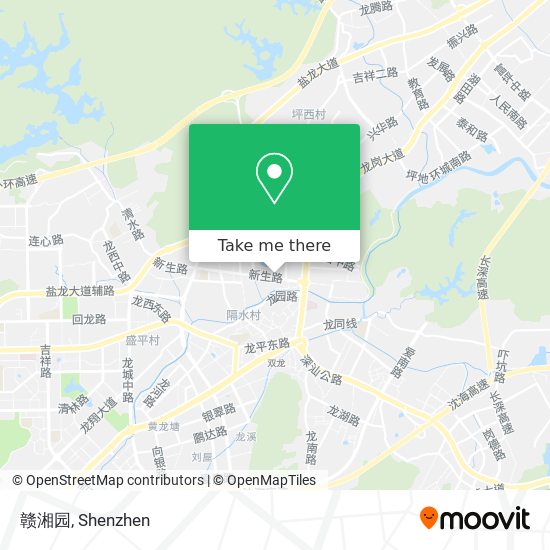 赣湘园 map