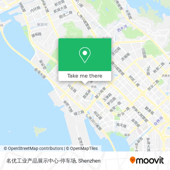 名优工业产品展示中心-停车场 map