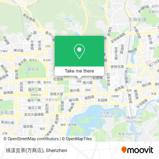 禧漾贡茶(万商店) map