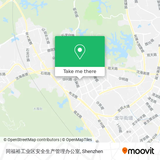 同福裕工业区安全生产管理办公室 map