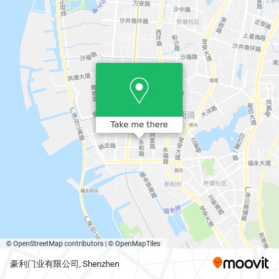 豪利门业有限公司 map
