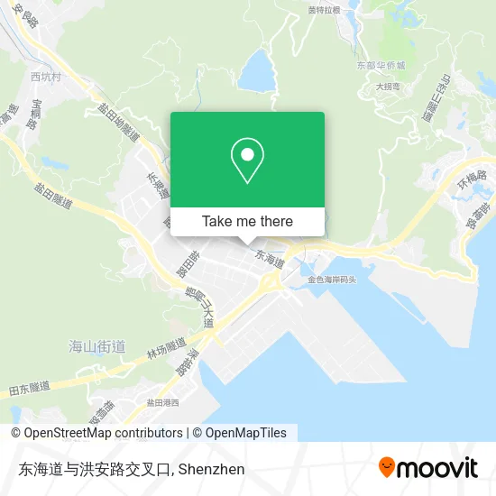 东海道与洪安路交叉口 map