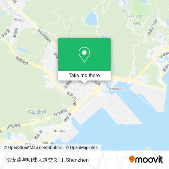 洪安路与明珠大道交叉口 map