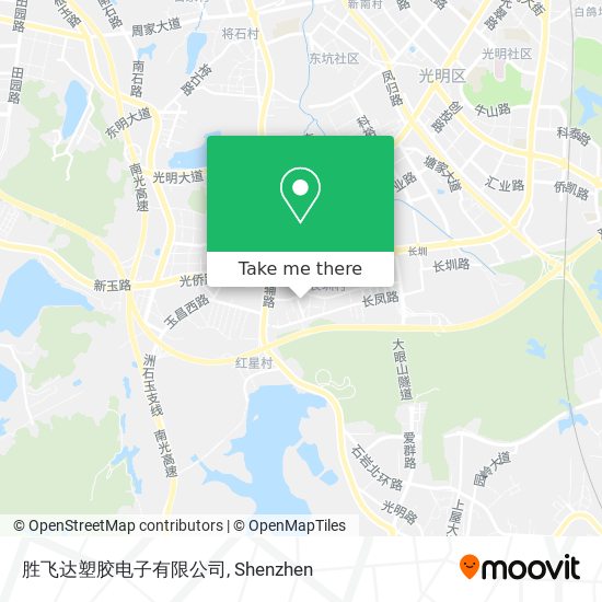 胜飞达塑胶电子有限公司 map