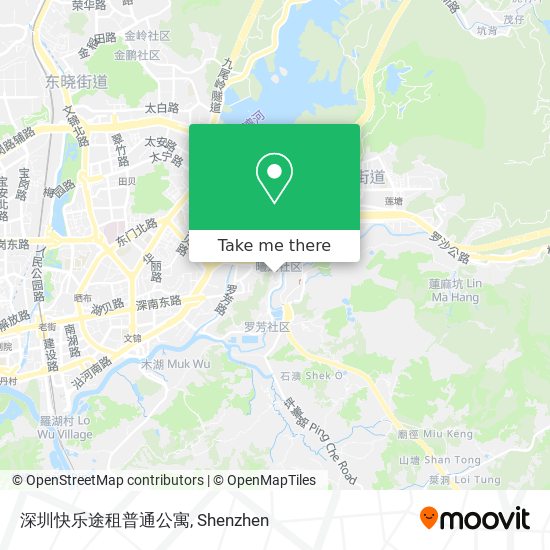 深圳快乐途租普通公寓 map
