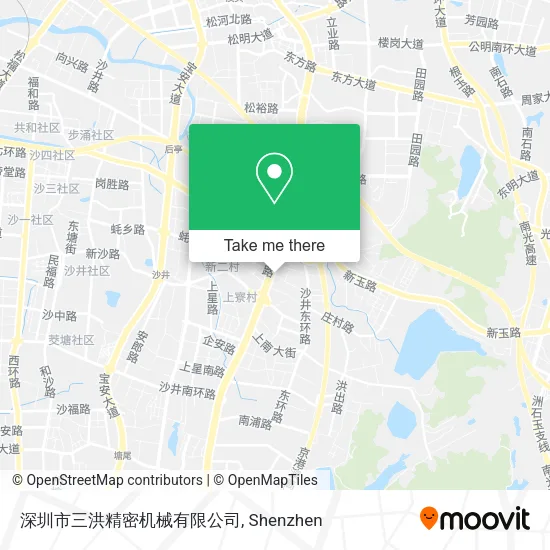 深圳市三洪精密机械有限公司 map