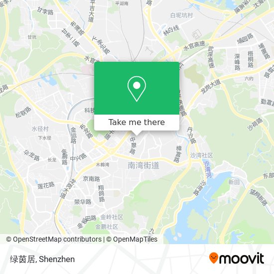 绿茵居 map