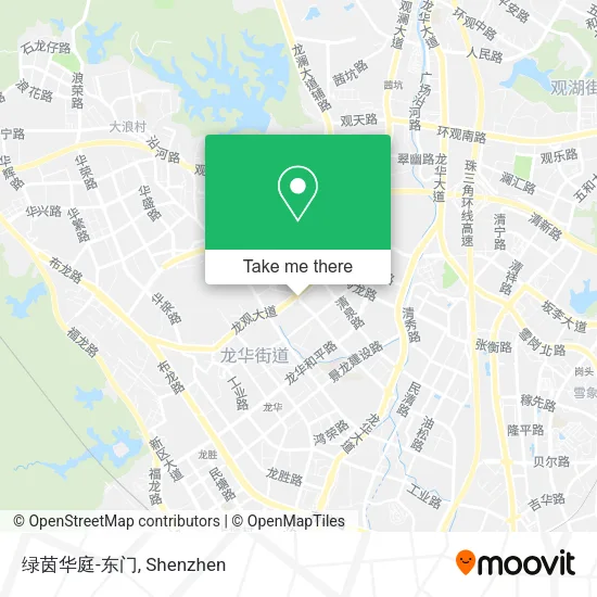 绿茵华庭-东门 map