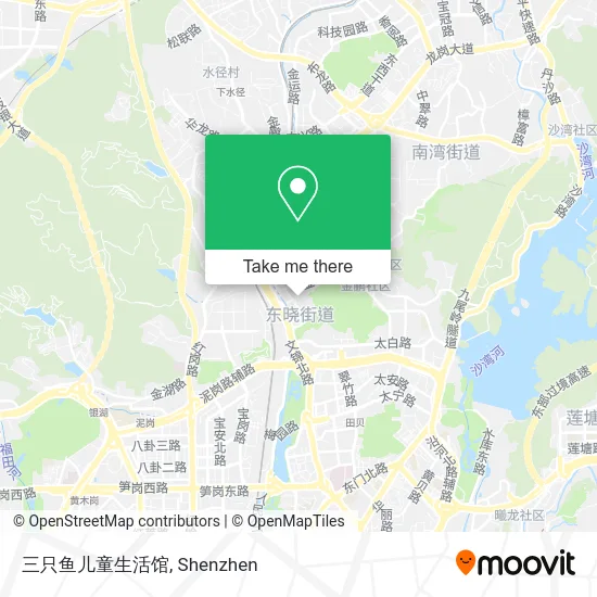 三只鱼儿童生活馆 map